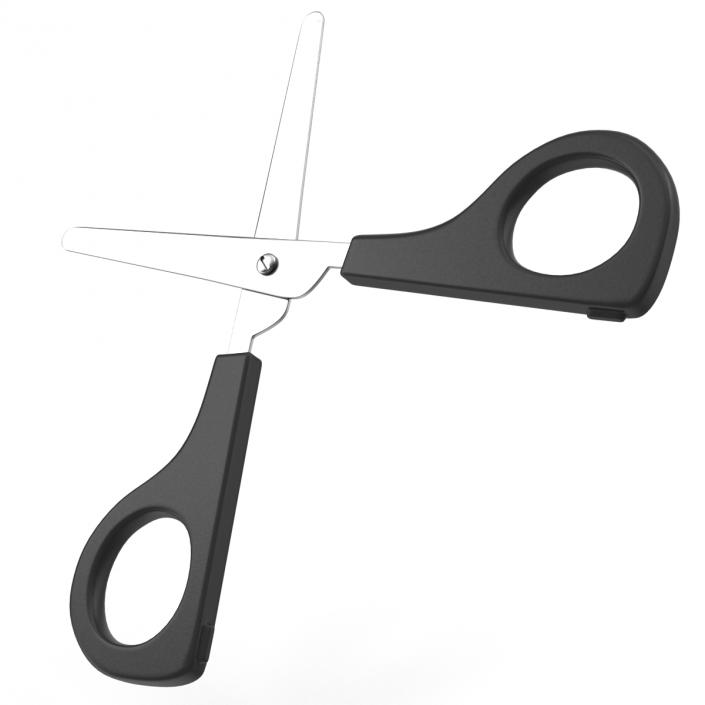 3D Scissors 2 Black