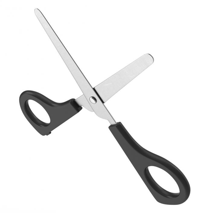 3D Scissors 2 Black