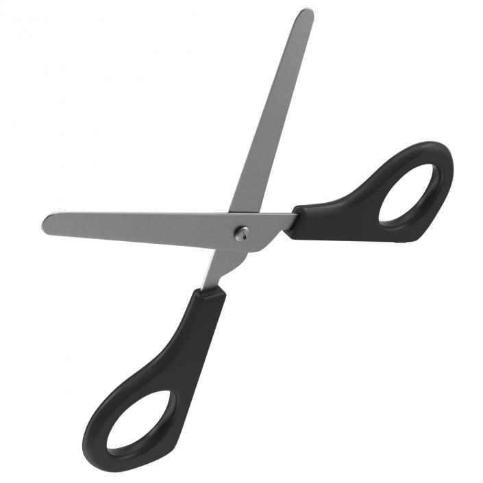 3D Scissors 2 Black