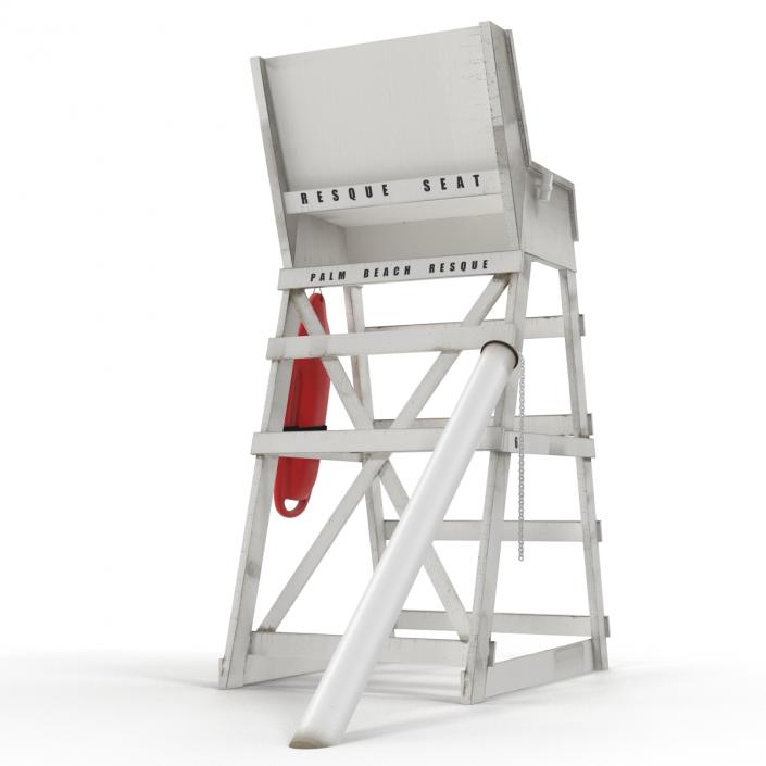 3D model Lifeguard Chair