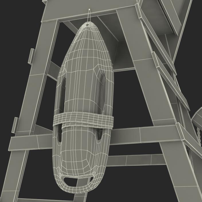 3D model Lifeguard Chair