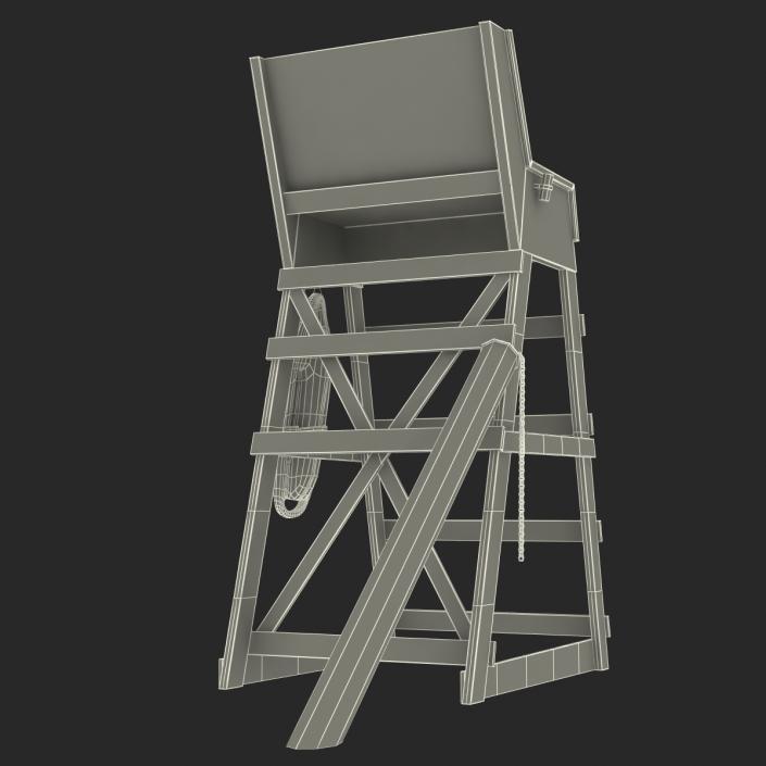 3D model Lifeguard Chair