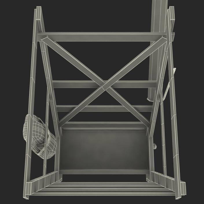 3D model Lifeguard Chair