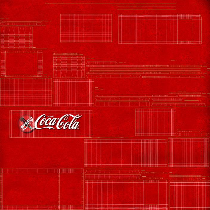 3D model Coca Cola Vending Machine