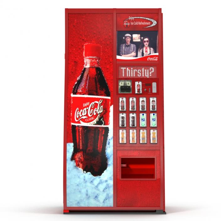 3D model Coca Cola Vending Machine