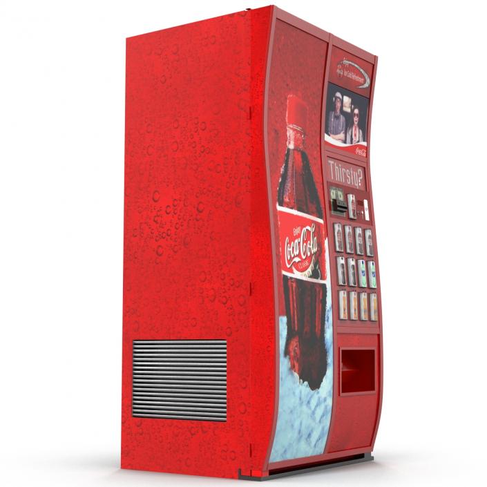 3D model Coca Cola Vending Machine