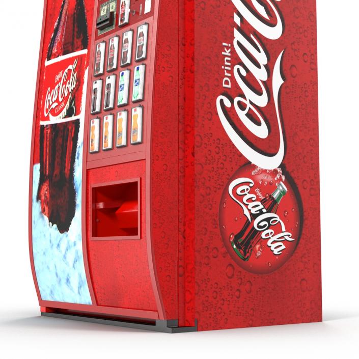 3D model Coca Cola Vending Machine