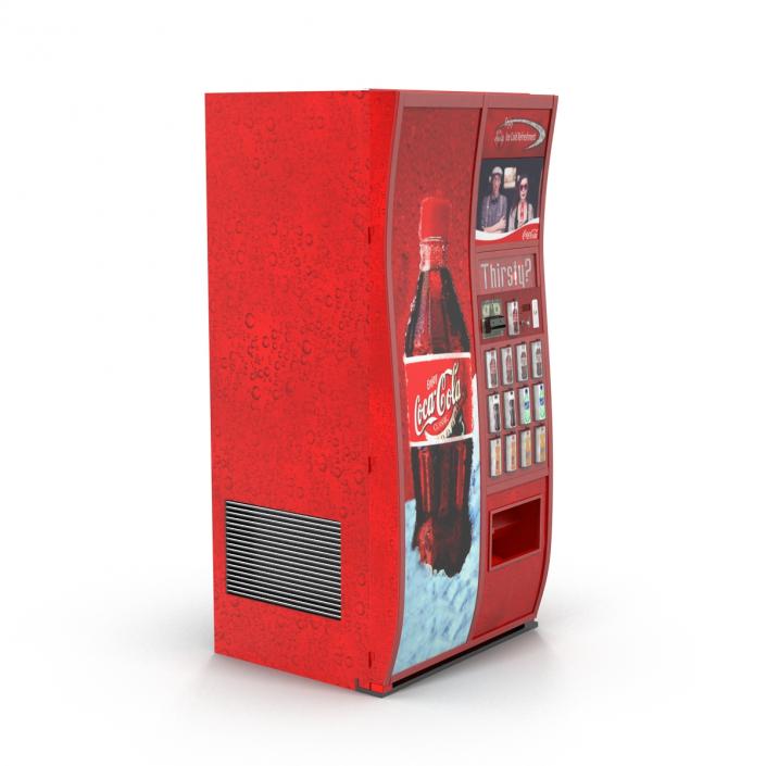 3D model Coca Cola Vending Machine