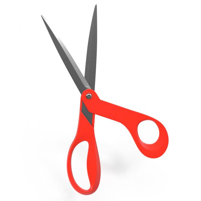 Scissors Red 3D