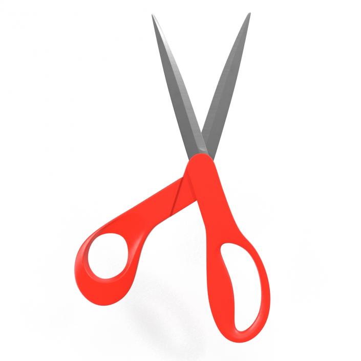 Scissors Red 3D