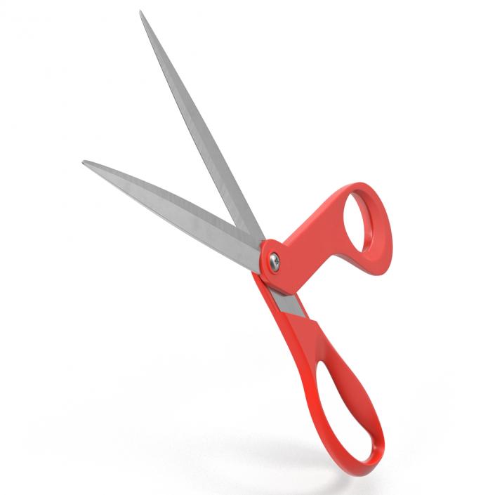 Scissors Red 3D