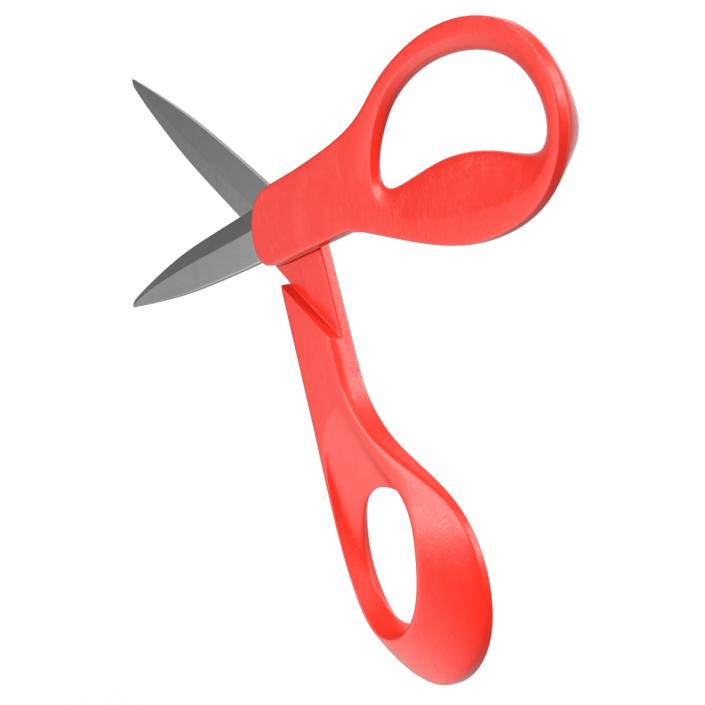 Scissors Red 3D