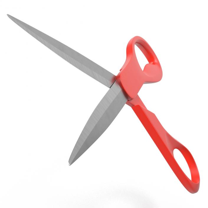 Scissors Red 3D