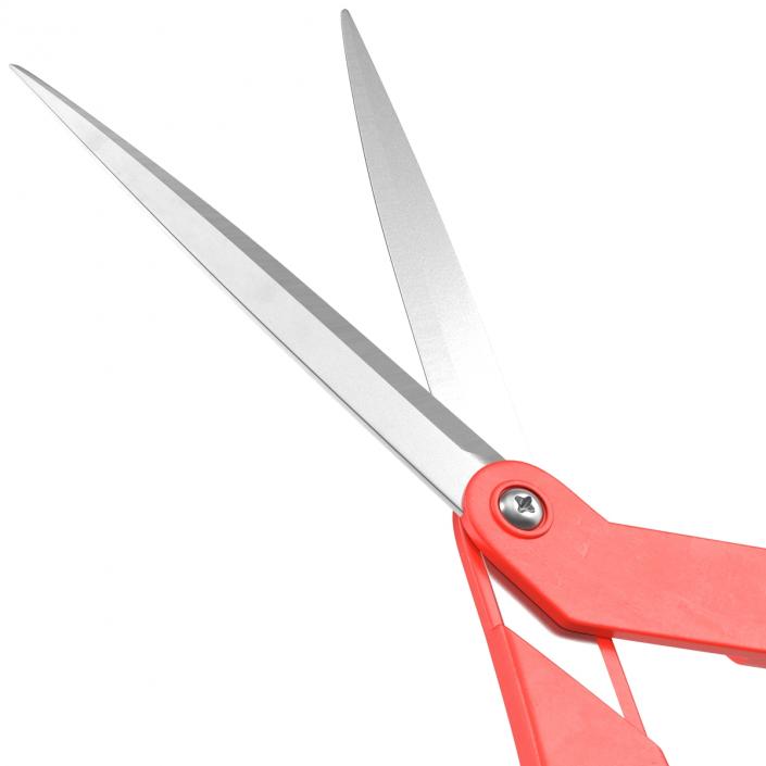 Scissors Red 3D