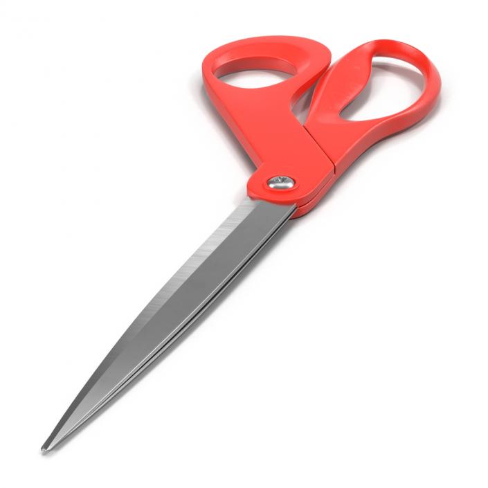 Scissors Red 3D