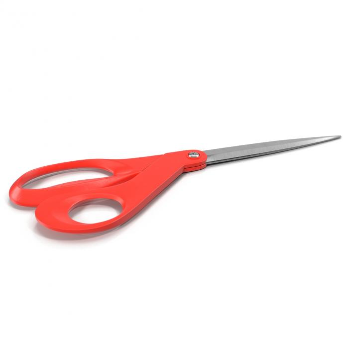 Scissors Red 3D