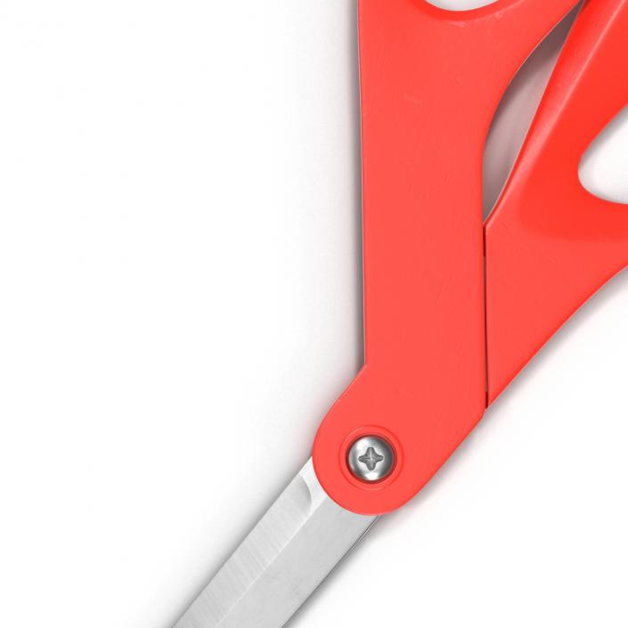 Scissors Red 3D