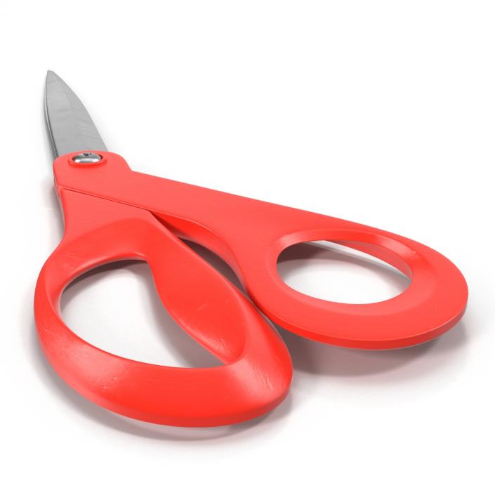 Scissors Red 3D