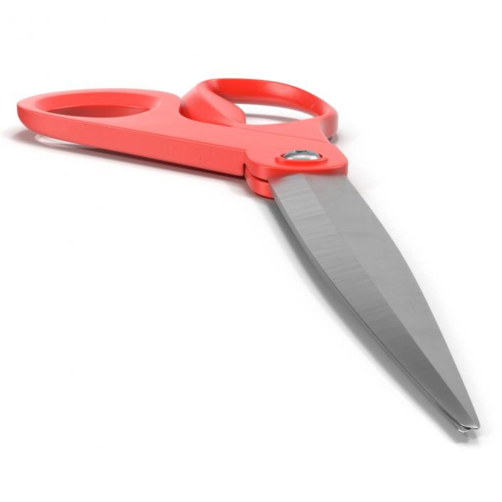 Scissors Red 3D