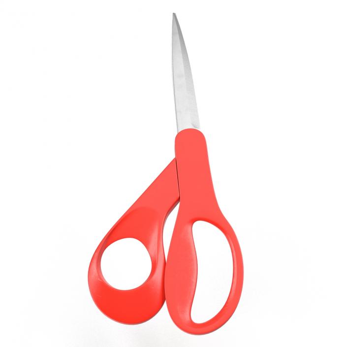 Scissors Red 3D