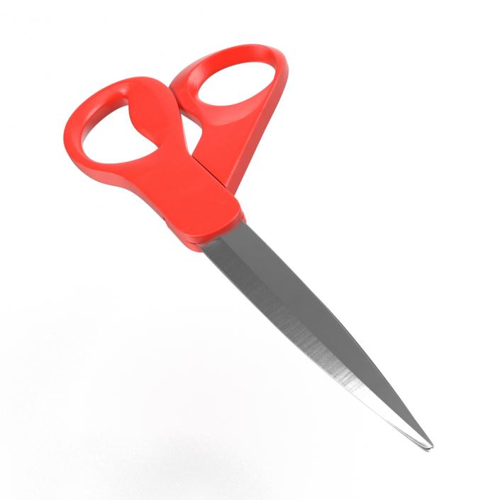 Scissors Red 3D