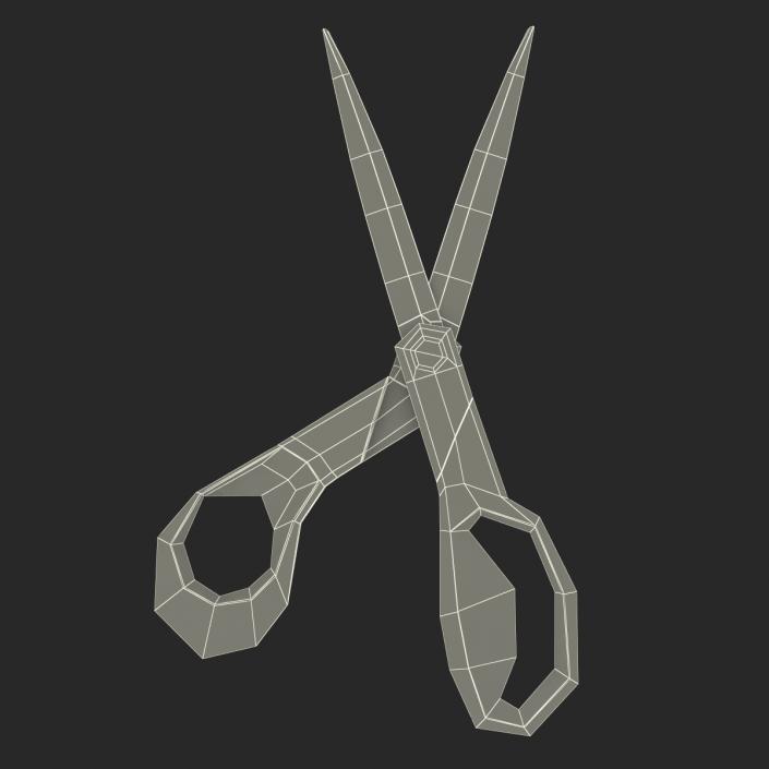 Scissors Red 3D