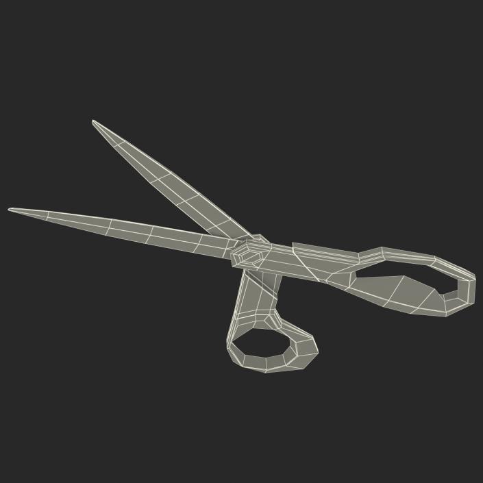 3D model Scissors Orange