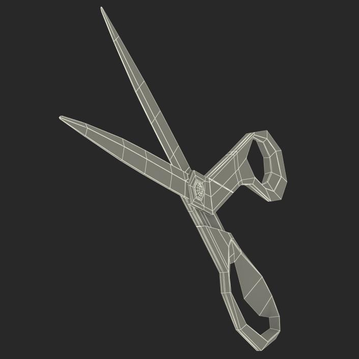 3D model Scissors Orange