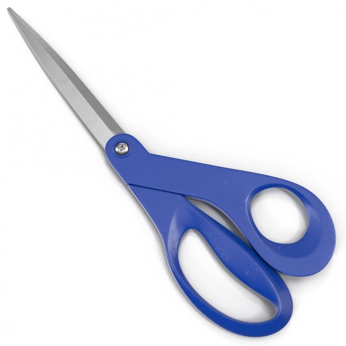 3D Scissors Blue model