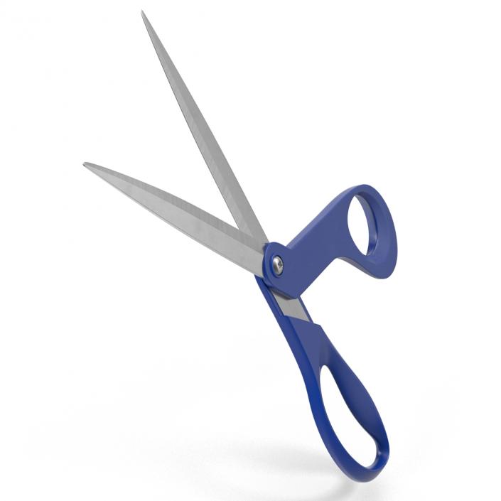 3D Scissors Blue model