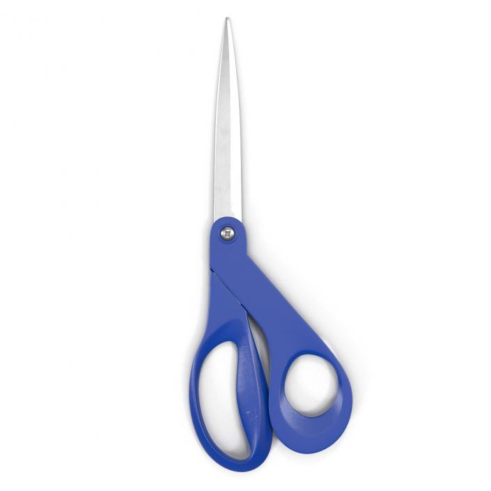 3D Scissors Blue model