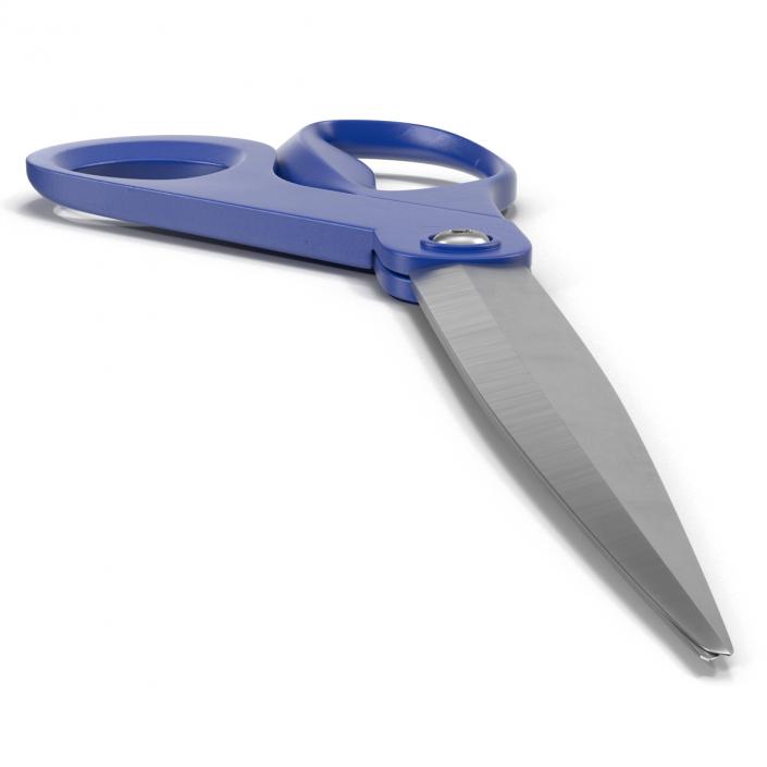 3D Scissors Blue model