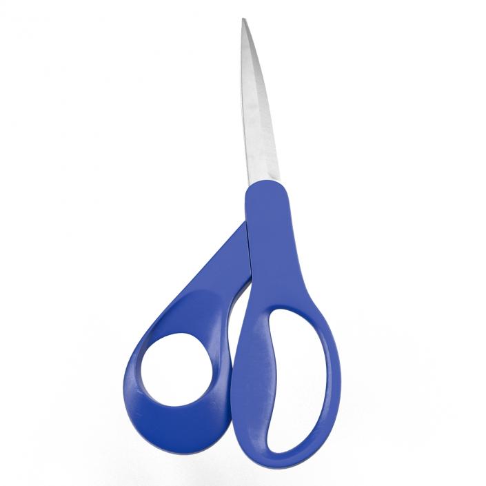 3D Scissors Blue model