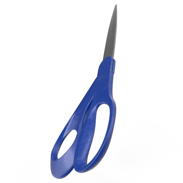 3D Scissors Blue model