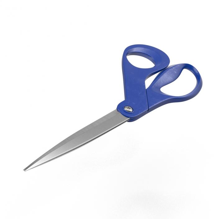 3D Scissors Blue model