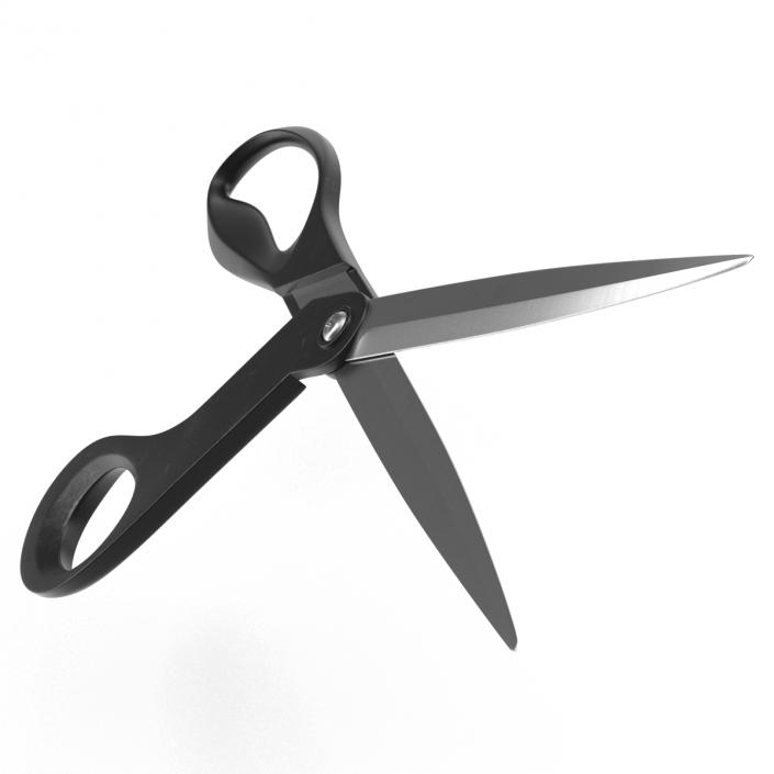 Scissors Black 3D model