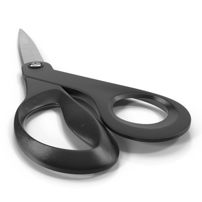 Scissors Black 3D model