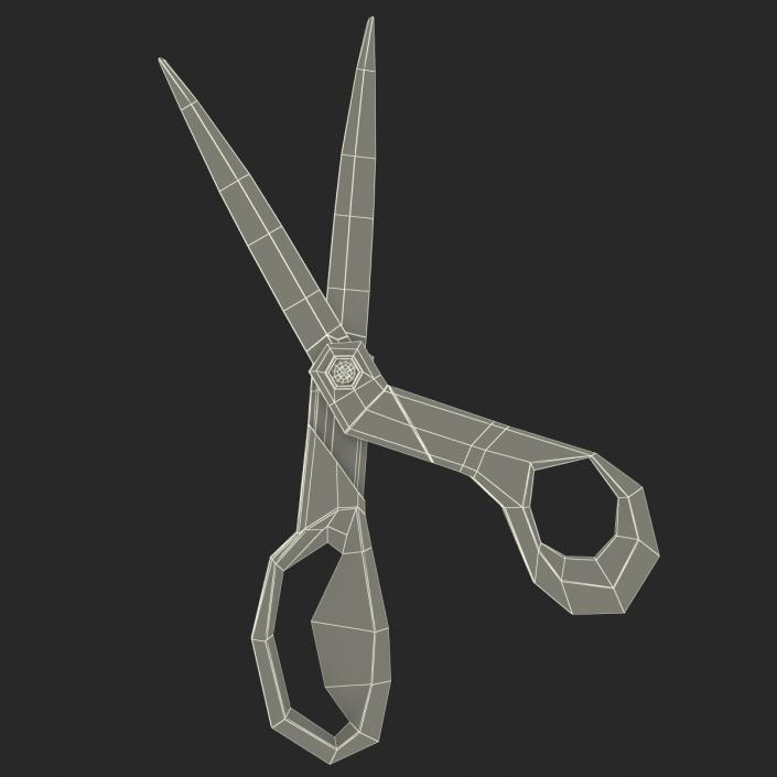 Scissors Black 3D model