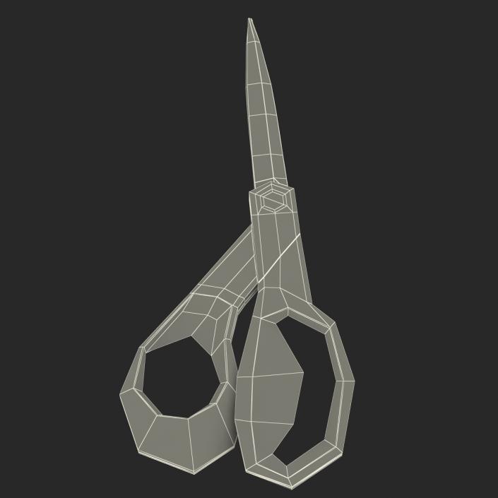 Scissors Black 3D model