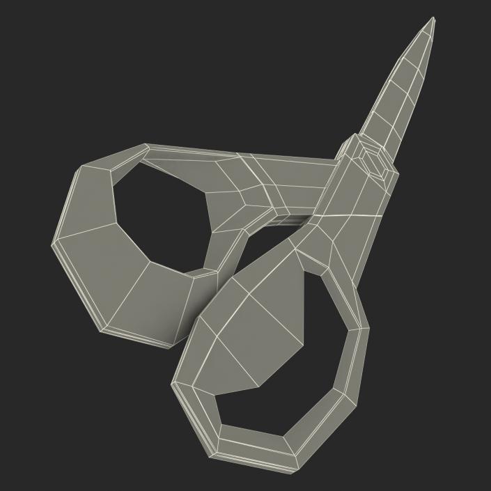 Scissors Black 3D model