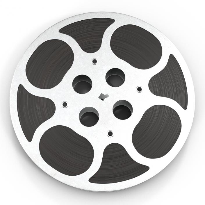 3D model Video Film Reel in Case 2