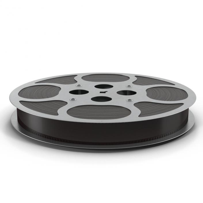 3D model Video Film Reel in Case 2