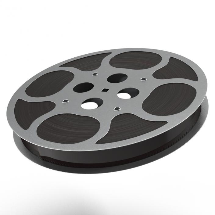 3D model Video Film Reel in Case 2