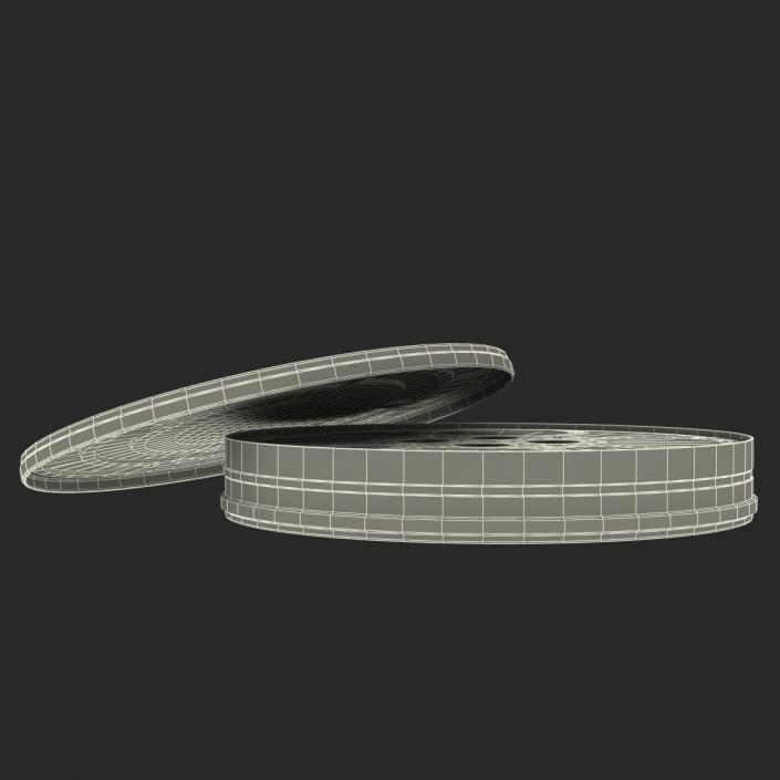 3D model Video Film Reel in Case 2