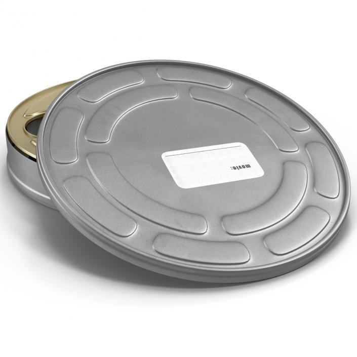 3D model Video Film Reel in Case 3