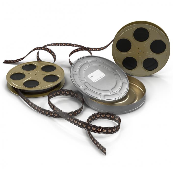 3D Video Film Reel Set 4