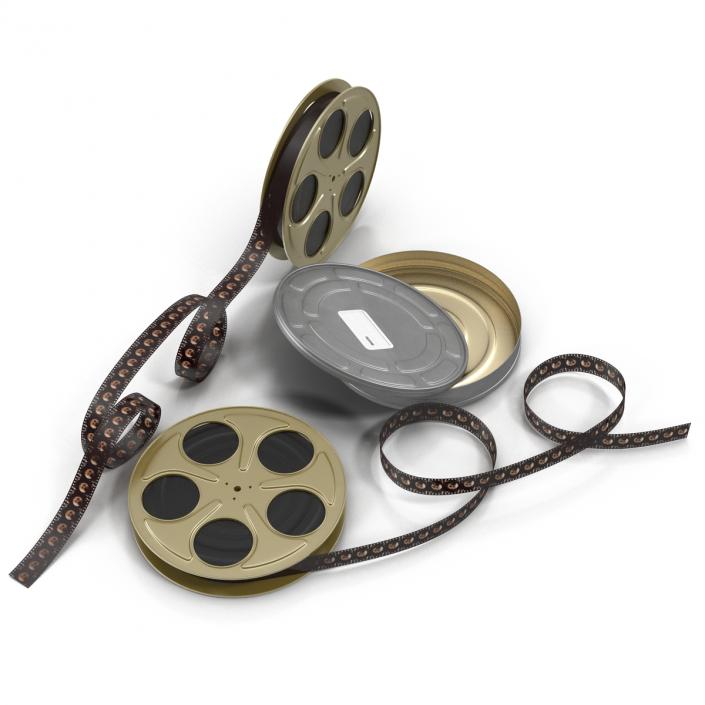 3D Video Film Reel Set 4