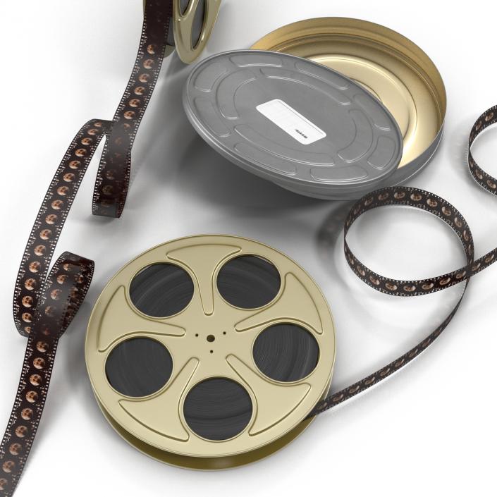 3D Video Film Reel Set 4