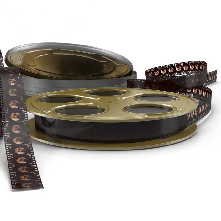 3D Video Film Reel Set 4