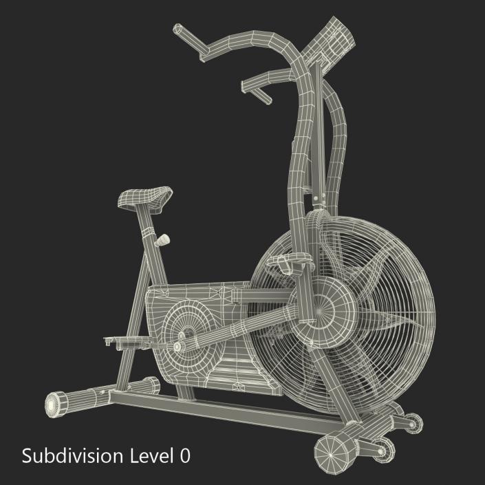 Exercise Bike Stamina Airgometer 3D